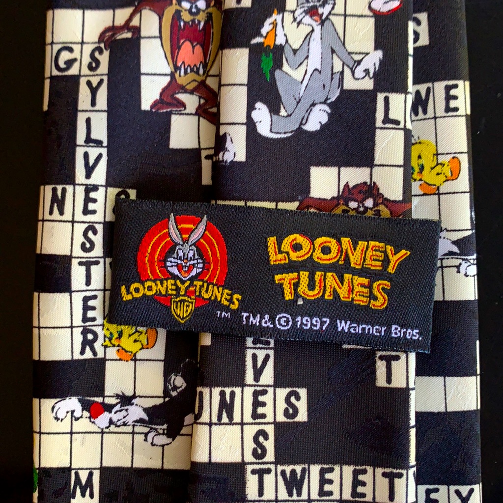 Rare Looney Tunes Tie Collectible Warner Brothers